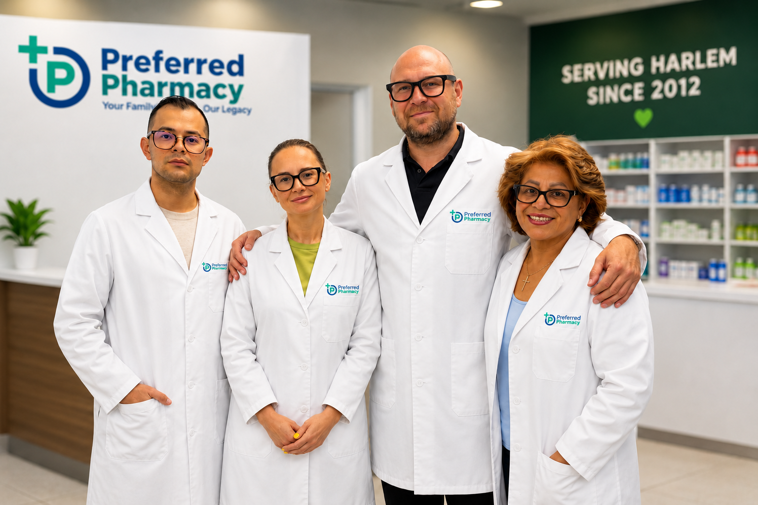 Preferred Pharmacy staff at the store